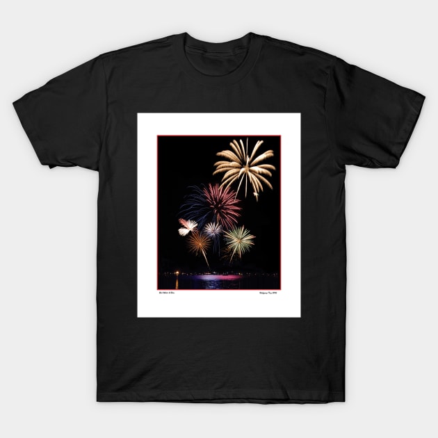 Red, White & Blue T-Shirt by wolftinz